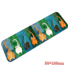 Load image into Gallery viewer, Cat Cute Tailing up Floor Mat Long Flannel Living Room Bedroom Kitchen Long Rug