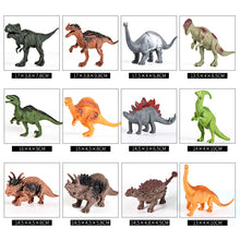 Load image into Gallery viewer, 44Pcs/set Plastic Jurassic Dinosaur Model Toy Simulation Tyrannosaurus Rex Action Figures Collection Toys for Boys Storage Box