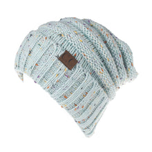 Load image into Gallery viewer, Autumn and Winter Labeling Woolen Knitted Hat Sleeve Cap Outdoor Keep Warm Hat