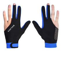 Load image into Gallery viewer, 1044 Table Tennis Gloves High Elastic Wear-Resistant Lycra Dew Three Fingers Billiard Gloves