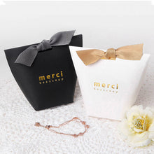 Load image into Gallery viewer, 5PCs Special Paper White Card Gilding Wedding Candy Gift Box Gift Printed Box Paper Folding Packing Box