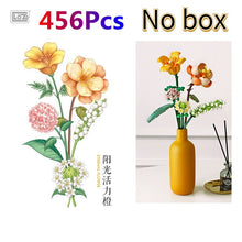 Load image into Gallery viewer, 456Pcs LOZ MINI Blocks Loques 3styles ETERNAL FLOWERS Rose Lavender Diy Toys Put In Bottel Home Exhibition Funny Creative Gift