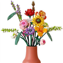 Load image into Gallery viewer, 456Pcs LOZ MINI Blocks Loques 3styles ETERNAL FLOWERS Rose Lavender Diy Toys Put In Bottel Home Exhibition Funny Creative Gift
