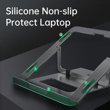 Load image into Gallery viewer, 6-Gear Laptop Stand 10KG Load-bearing Aluminum Alloy Lifting Stand Holder Portable Foldable Non-Slip Notebook Stand for 11-15.6 inch Laptop