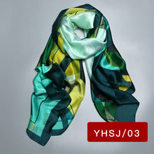 Load image into Gallery viewer, Spring and Summer New Silk Scarf Gift Silk Imitation Silk Women's Printed Imitation Mulberry Silk Beach Towel Shawl Scarf