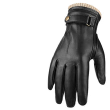 Load image into Gallery viewer, Winter Sheepskin Thermal Gloves Outdoor Sports Business Driving Leather Gloves Men's Fleece-Lined Windproof