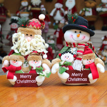Load image into Gallery viewer, Christmas Gift Christmas Doll Christmas Family Portrait Old Man Snowman Christmas Decoration Supplies Christmas Gift