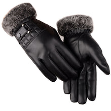 Load image into Gallery viewer, Men's Autumn and Winter Touch Screen Gloves Driving Men's Gloves Thickened Fleece-Lined Warm Cycling Outdoor Cotton Gloves