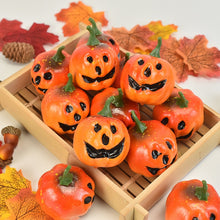 Load image into Gallery viewer, 4Pcs 5cm Fake Vegetable Halloween Simulation Foam Pumpkin Thanksgiving Halloween Decoration DIY Craft Pumpkins Home Party Decor
