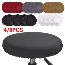 Load image into Gallery viewer, 4Pcs Stretch Elastic Dining Room Chair Seat Covers Seat Protector Universal Removable Washable Chair Seat Cushion Slipcover