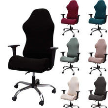 Load image into Gallery viewer, 4Pcs/set Thicken Competition Gaming Chair Cover Office Chair Cover Elastic Armchair Seat Covers for Computer Chairs Slipcovers