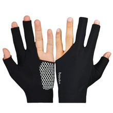 Load image into Gallery viewer, Gloves Silicone Non-Slip Billiard Gloves Open Finger Breathable Three Finger Gloves Elastic Lycra