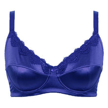 Load image into Gallery viewer, Mierside Sexy Plus Size Women Underwear Bra Satin Embroidery Underwear