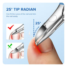 Load image into Gallery viewer, LLANO ingrown Nail Clipper Toenail Cutter Stainless Steel Pedicure Tools Thick Toe Nail Correction