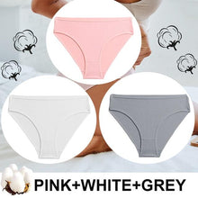 Load image into Gallery viewer, 3Pcs/lot Women's Panties High Waist Seamless Knickers Underwear Cotton Briefs Sexy Lingerie Female Intimates