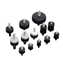Load image into Gallery viewer, 10pcs! Height Adjustable Leveling Chair Leg Feet Furniture Mat Screw-in Base Sofa Bed Cabinet Table Floor Protector M10 M8 M6
