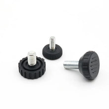 Load image into Gallery viewer, 10pcs! Height Adjustable Leveling Chair Leg Feet Furniture Mat Screw-in Base Sofa Bed Cabinet Table Floor Protector M10 M8 M6