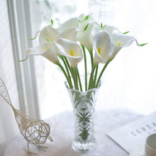 Load image into Gallery viewer, 5/10 Heads Artificial Calla Lily Flowers PU Real Touch Wedding Decoration Fake Flowers Home Decoration Artificial Plants
