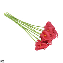Load image into Gallery viewer, 5/10 Heads Artificial Calla Lily Flowers PU Real Touch Wedding Decoration Fake Flowers Home Decoration Artificial Plants