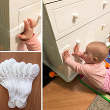 Load image into Gallery viewer, 5/10 pieces / safety lock baby child safety care plastic lock with baby baby protection drawer door cabinet cupboard toilet