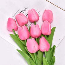 Load image into Gallery viewer, 10PCS Artificial Flowers Tulips Artificial Home Decor Bouquet Garden Decor Tulips Mariage Home Wedding Decoration Fake Flowers