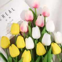 Load image into Gallery viewer, 10PCS Artificial Flowers Tulips Artificial Home Decor Bouquet Garden Decor Tulips Mariage Home Wedding Decoration Fake Flowers