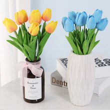 Load image into Gallery viewer, 10PCS Artificial Flowers Tulips Artificial Home Decor Bouquet Garden Decor Tulips Mariage Home Wedding Decoration Fake Flowers