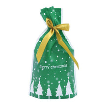 Load image into Gallery viewer, 5/10pcs Candy Cookies Gift Bags With Ribbon Snack Biscuit Baking Package Wedding Birthday Party Decoration Christmas Gift Bags