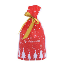 Load image into Gallery viewer, 5/10pcs Candy Cookies Gift Bags With Ribbon Snack Biscuit Baking Package Wedding Birthday Party Decoration Christmas Gift Bags