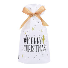 Load image into Gallery viewer, 5/10pcs Candy Cookies Gift Bags With Ribbon Snack Biscuit Baking Package Wedding Birthday Party Decoration Christmas Gift Bags