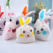 Load image into Gallery viewer, 5/50Pcs/lot Cute Rabbit Ear Bags Cookie Plastic Bags&Candy Gift Bags For Biscuits Snack Baking Package And Event Party Supplies