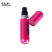 Load image into Gallery viewer, 5ml/8ml Perfume Mini Portable Refillable Aluminum Atomizer Bottle 5ml Refill Perfume Spray Bottle Cosmetic Container For Travel