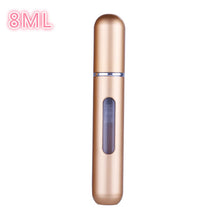 Load image into Gallery viewer, 5ml/8ml Perfume Mini Portable Refillable Aluminum Atomizer Bottle 5ml Refill Perfume Spray Bottle Cosmetic Container For Travel