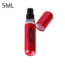 Load image into Gallery viewer, 5ml/8ml Perfume Mini Portable Refillable Aluminum Atomizer Bottle 5ml Refill Perfume Spray Bottle Cosmetic Container For Travel