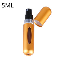Load image into Gallery viewer, 5ml/8ml Perfume Mini Portable Refillable Aluminum Atomizer Bottle 5ml Refill Perfume Spray Bottle Cosmetic Container For Travel