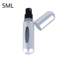 Load image into Gallery viewer, 5ml/8ml Perfume Mini Portable Refillable Aluminum Atomizer Bottle 5ml Refill Perfume Spray Bottle Cosmetic Container For Travel