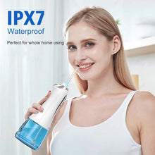 Load image into Gallery viewer, 5 Modes Oral Irrigator USB Rechargeable Water Floss Portable Dental Water Flosser Jet 300ml Irrigator Dental Teeth Cleaner+5 Jet