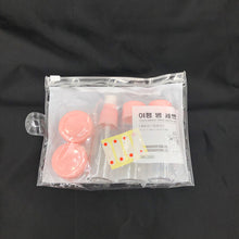 Load image into Gallery viewer, 5pc/Set Travel Mini Makeup Cosmetic Face Cream Pot Bottles Plastic Transparent Empty Make Up Container Bottle Travel Accessorie