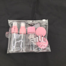 Load image into Gallery viewer, 5pc/Set Travel Mini Makeup Cosmetic Face Cream Pot Bottles Plastic Transparent Empty Make Up Container Bottle Travel Accessorie