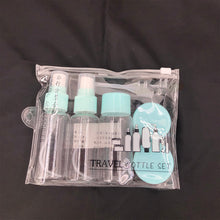 Load image into Gallery viewer, 5pc/Set Travel Mini Makeup Cosmetic Face Cream Pot Bottles Plastic Transparent Empty Make Up Container Bottle Travel Accessorie