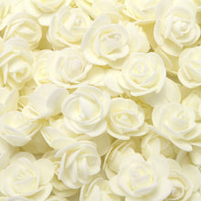 Load image into Gallery viewer, 100 Pieces Teddy Bear of Roses 3cm Foam Wedding Decorative Christmas Decor for Home Diy Gifts Box Artificial Flowers