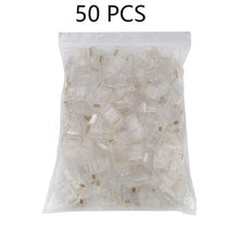Load image into Gallery viewer, 50/100 Pieces 8P8C RJ45 Modular Plug for Network CAT5 LAN Professional and High Quality