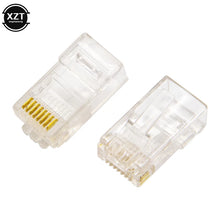 Load image into Gallery viewer, 50/100 Pieces 8P8C RJ45 Modular Plug for Network CAT5 LAN Professional and High Quality