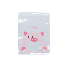 Load image into Gallery viewer, 50/100PCS Cute Candy & Cookie Self-sealing Plastic Bag Biscuits Snack Baking Bag For Birthday Wedding Party Baby Shower Packing