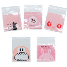 Load image into Gallery viewer, 50/100PCS Cute Candy & Cookie Self-sealing Plastic Bag Biscuits Snack Baking Bag For Birthday Wedding Party Baby Shower Packing