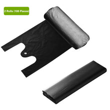 Load image into Gallery viewer, 50-200pcs Disposable Vest Type Thicken Garbage Bags PE Trash Bag Refuse Rubbish Dump Junk Bag for Kitchen Waste Bin