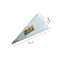 Load image into Gallery viewer, 50pcs/Lot DIY Candy Bag Wedding Favors Birthday Party Decoration Sweet Cellophane Transparent Cone Storage With Organza Pouches