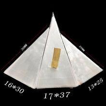Load image into Gallery viewer, 50pcs/Lot DIY Candy Bag Wedding Favors Birthday Party Decoration Sweet Cellophane Transparent Cone Storage With Organza Pouches