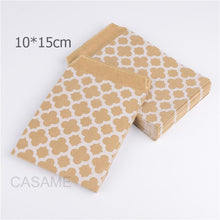 Load image into Gallery viewer, 50pcs/ Lot treat candy bag high quality Party Favor Paper Bags Chevron Polka Dot Stripe Printed Paper craft Bags Bakery Bags