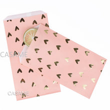 Load image into Gallery viewer, 50pcs/ Lot treat candy bag high quality Party Favor Paper Bags Chevron Polka Dot Stripe Printed Paper craft Bags Bakery Bags